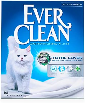 Ever Clean Total Cover Ekstra Güçlü Topaklanan Kedi Kumu, Hijyen Plus Formül, 10 L - Görsel 2