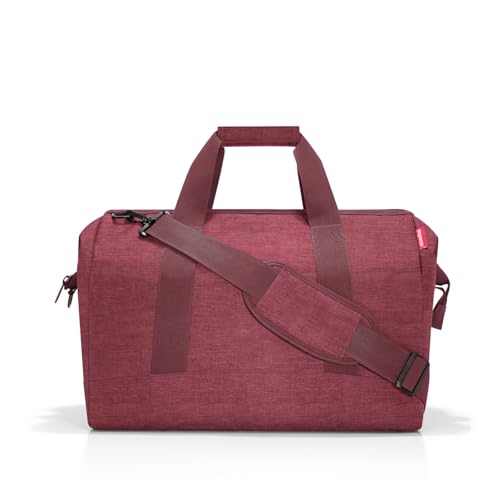 reisenthel Allrounder L – Bolsa de doctor versátil para viajes, trabajo o tiempo libre – con diseño funcional y elegante, Twist Maroon, talla única