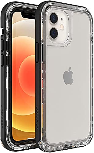 LifeProof para Apple iPhone 12 mini, Funda fina a prueba de golpes, polvo y nieve, Next Series, Transparente/Negro
