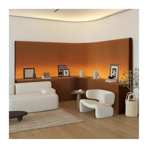 Cloison de séparation pliable en papier kraft 1,5 x 3 m pour salon