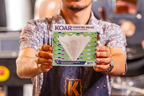 Filtro de Papel para Suporte Koar 50 Unidades
