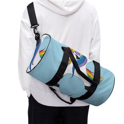 Duffel bag licorne résistant idéal pour gym et randonnée