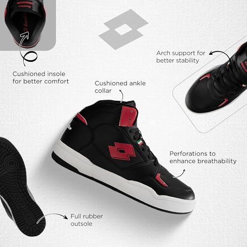 Image of Lotto Men Hoop Star Urbano High Sneakers
