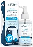Spray Detergente per Apparecchi Acustici 60ml con Spazzola Integrata Udinett Igienizzante per Pulizia Auricolari Cuffiette Bluetooth Asciugatura Rapida Elimina Cerume Polvere e Batteri