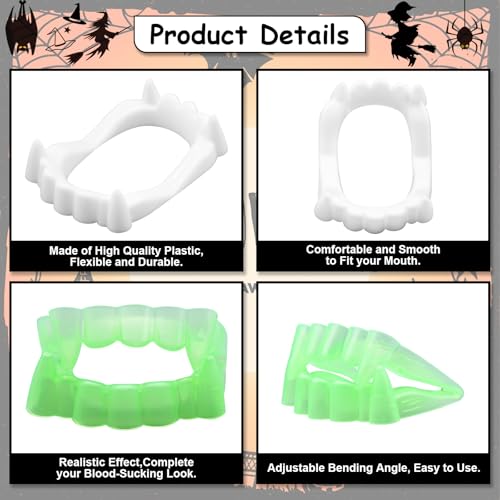 Kreyfer KRF64 12 Pcs Plastic Vampire Teeth Fake Fangs thumb #2