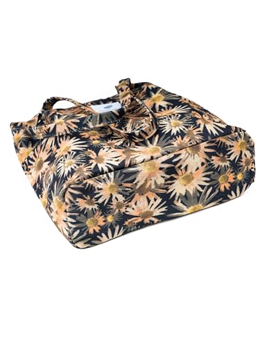 Image of Corduroy Tote Bag Cute Tote Bags for Women Shoulder Bag with Inner Pocket for Work Beach Travel and Shopping Grocery