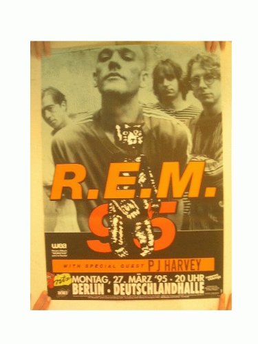 Amazon.com: R.E.M. Poster R. E. M. R E M 1995 '95 Deutschlandhalle