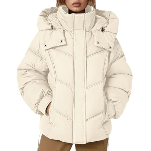 Chaqueta de plumón para mujer Cálido Parka Larga Invierno acolchada delgada ropa abrigo cálida con relleno plumas calle moda