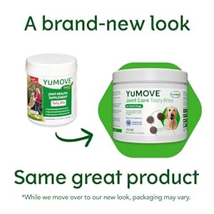 Dog joint supplement hip and joint supplement for dogs with glucosamine hyaluronic acid and green lipped mussel and omegas relief for dog hip and joint aches and stiffness by yumove  150 bites   cucciolini doodles