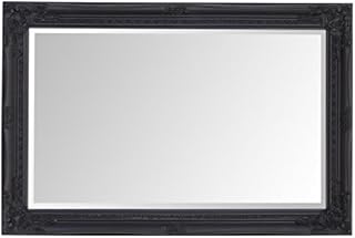 Select Mirrors Rhone Wall Mirror  French Vintage, Rococo Baroque Style, Chic Home Decor  60cm x 90cm (2x3 ft) (Antique Black) Item Name (aka Title)