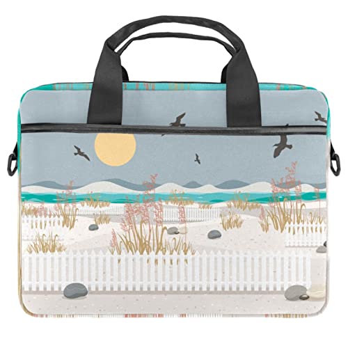 Sac bandoulière ordinateur 13-14.5" Sea Oats paysage multicolore 28x36.8x3 cm