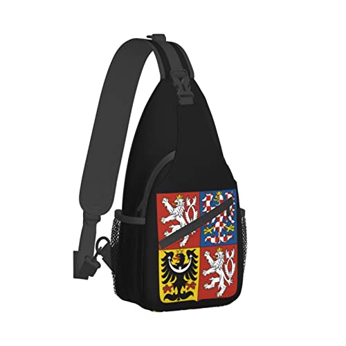 Mochila tipo bandolera con emblema nacional de República Checa miniatura 3