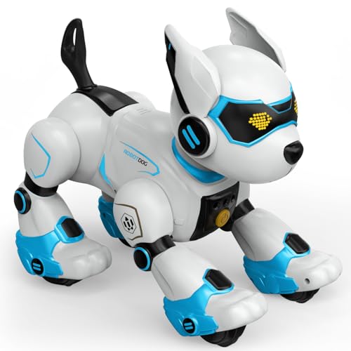 PRANITE Roboter Hund, Programmierbarer Roboterhund Kinder Ferngesteuerter...