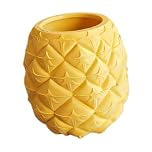 ZBIianxer Stylish Pineapple Themed Desk Organizers Creative Crafted Flowerpot Container for Pens or Succulents Makeup Brush Holder