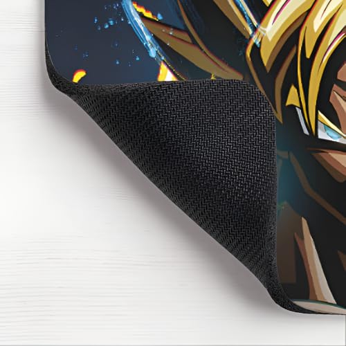 Image of MS ART & CRAFT Anime Gaming Mouse Pad, Dragon Ball Super Design, Dual-Color Theme Best for Computer, PC, Laptop (Model 4)