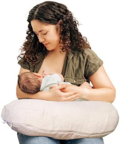Boppy Nursing Pillow - Ergonomic Bottle & Breastfeeding Pillow wi...