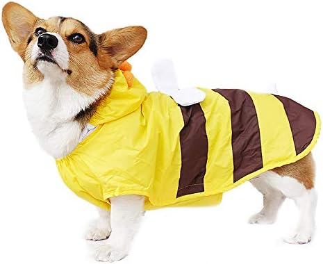 Pet Raincoat, Dog Waterproof Hoodies 
