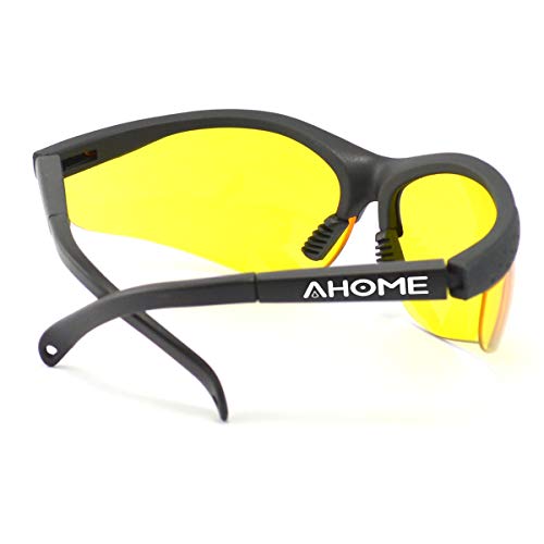Image of UV Ray Protection Night Vision Improvement Adjustable Safety Glasses with Protective Carrying Case