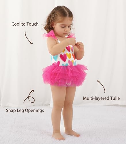 Baby Girls Sleeveless Bodysuit Dress Viscose from Bamboo Infant Camisole Tulle Bodysuits Toddler Outfits4