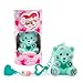 Coccolotti Love&Tell 4ever - Orsetto Acquamarina, Con Funzione Registrazione e Portachiavi Charm, Animali Interattivi Giocattolo,Per Bambini 4 Anni +, Giochi Preziosi