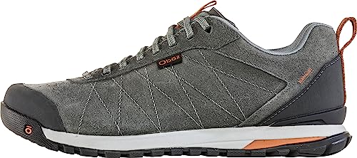 Oboz Men's Bozeman Low Leather Hiking Shoe, Charcoal, 11