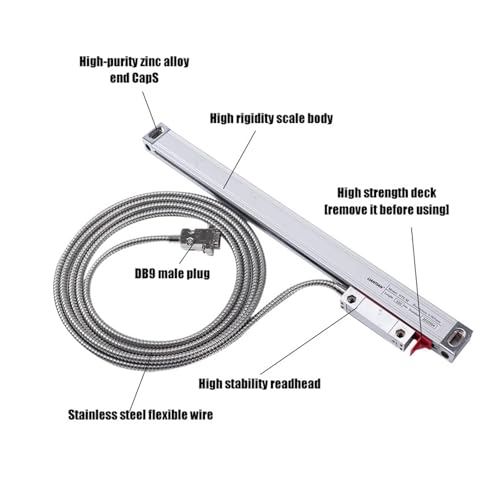 Kit Encoder Lineal DRO-2V Digital 0-1000mm Completo miniatura 5