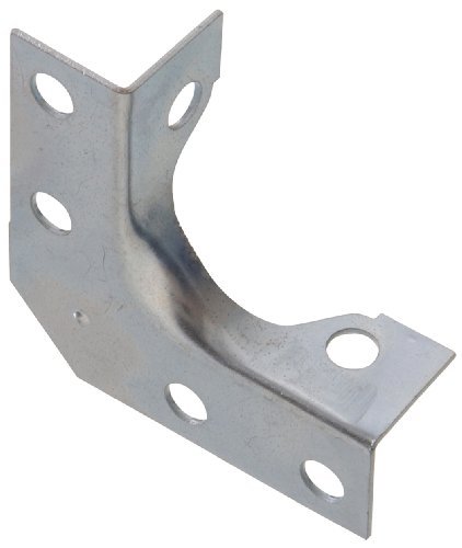 The Hillman Group 852186 - Set di 4 staffe angolari per esterni, 2-1/2 x 5/8, zincate