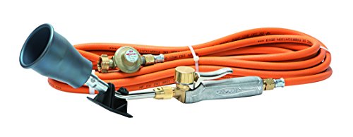 Pack TITANIO con 1 Quemador + 1 Collar + 1 Mango + 10 m de Tubo + 1 Regulador - Soplete - Antorcha de Soldar - Soplete de Soldadura - Soplete de Oxígeno - Lámpara de Soldadura - EXPRESS