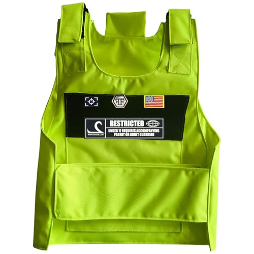 Men's & Women's Motorcycle Riding Vest - Safety Jacket with Front & Back Pockets - Biker Performance Wear-America Flag Patch