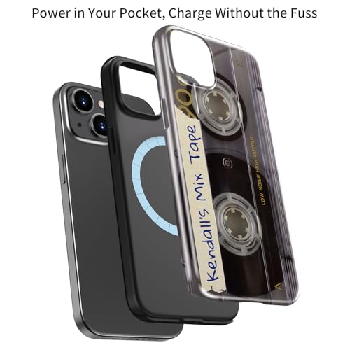 Coque iPhone 14 de protection rigide premium à motifs fleurs sauvages