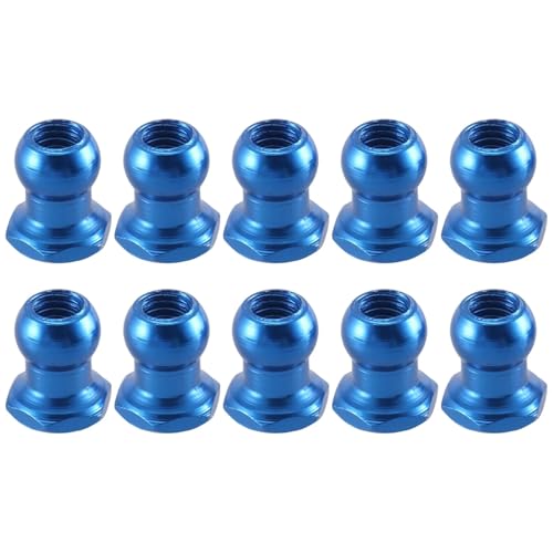 Écrous à tête sphérique 5mm aluminium résistant pour réparer Tamiya 53640