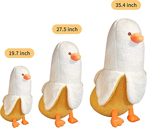 Annco Cute Banana Duck Plush Soft Toys, Stuffed Animal, Soft Long Body Hugging Pillow Gifts - Image 2