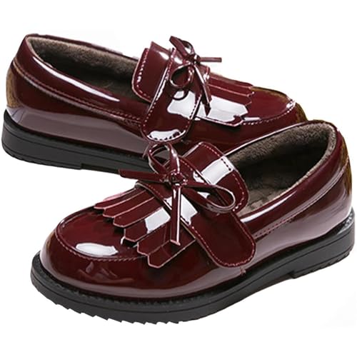 Image of PPXID Girl's British Style School Uniform Shoes Princess Performance Oxford Shoes