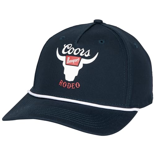 H3 Sportgear Coors Banquet Rodeo Navy Colorway Rope Hat, Blue