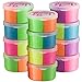 Neon Bouncing Putty – (Bulk Pack of 12) Fluffy DIY Slime Ball Sensory Toys for Kids, Assorted Rainbow Colors Bouncy Slime Party Favor, Stocking Filler and Goodie Bags Stuffers for Kids Birthday Party