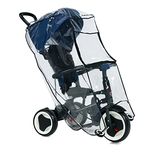 Lorelli Housse de pluie universelle pour enfant - Protection contre la pluie et le vent - Transparent