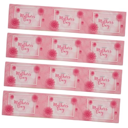 Alipis 4 Piezas de Mesa del día de la manteles de Mesa muleton para Mesa Decoraciones de Fiesta decoración de Mesa para Boda de Mesa de Lino de Mesa casero