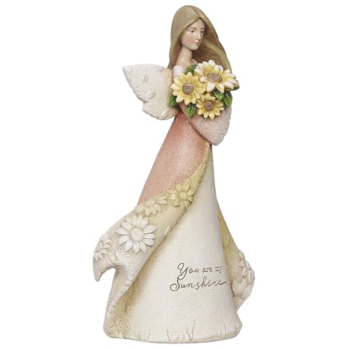 Figurine ange du soleil bénédiction céleste tournesols 21cm - 3