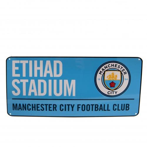 Manchester City F.C. Señal de calle BL mercancía oficial