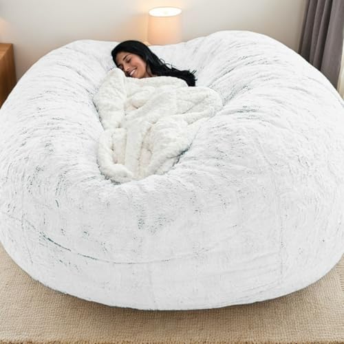 Genérico Sillón de Saco sin Relleno Incluido Saco Grande para Adulto Silla cómoda para Sala de Estar Muebles,F,180 * 90