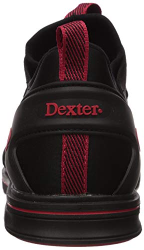 Dexter Mens Pro Boa Black/Red Wide Width Bowling Shoes 9.5 W Us #TOP2