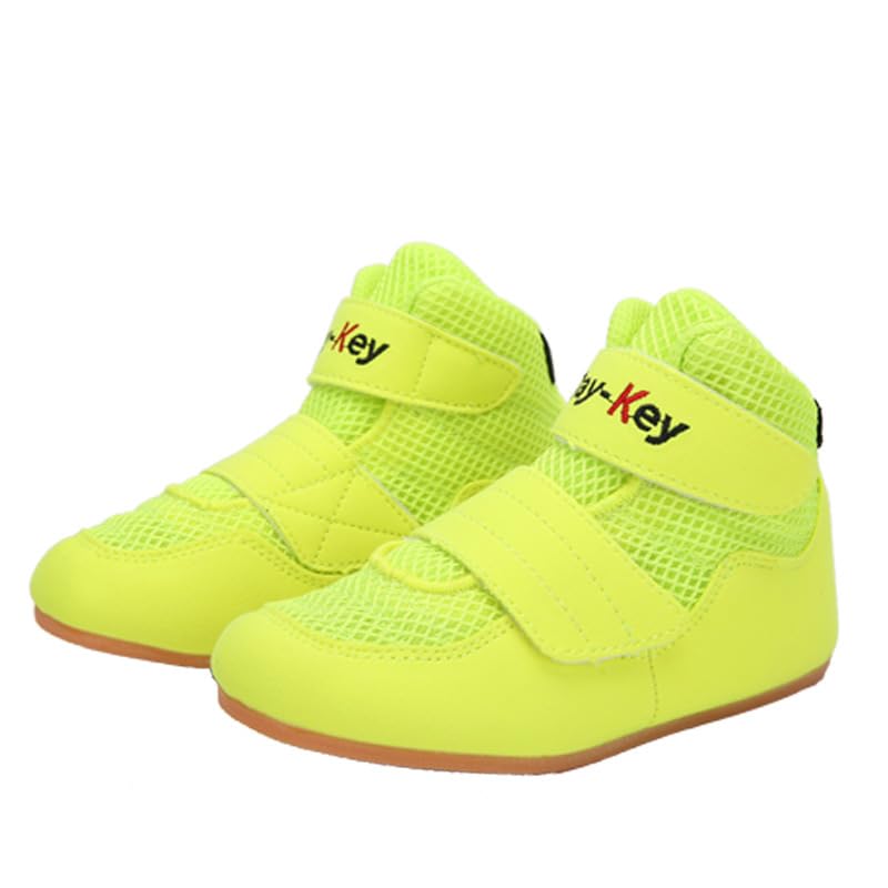 Bambini Wrestling Sneakers Ragazzi Ragazze Boxe Scarpe Casual Leggero Boxe Stivali Cinturino Regolabile Sneakers