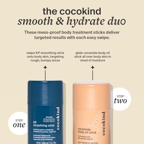 image for Cocokind KP Smoothing Stick, Mess-Free Keratosis Pilaris Bump Body Scr