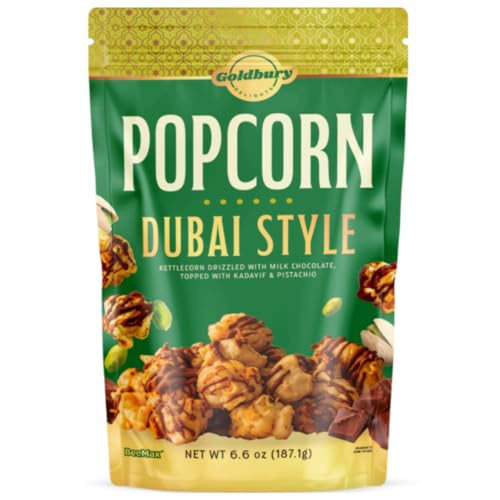 GOLDBURY Delights Popcorn Dubai Style, From Makers of Beemax Chocolate,