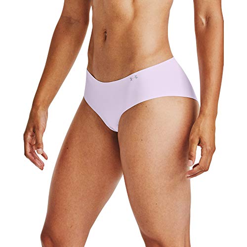 Image of Under Armour Women's Deprecated-3-pack Pure Stretch No Show Hipster Underwear, All-day Comfort Fit & Ultra-soft