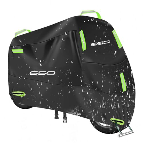 Housse pour moto contre la neige et pluie stationnement extérieur Kawasaki Z650 et Ninja 650