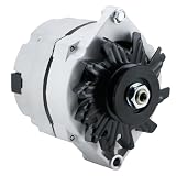 GM 1 Wire Alternator Self Exciting 63 Amp New Delco one wire 10SI SBC BBC Replacement for Chevy 350 GM Ford 334-2614 7127SEN