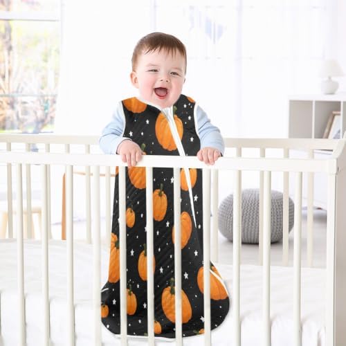 Kigai Happy Halloween Baby Sleep Sack Wearable Blanket Sleeping Bag 2-Way Zipper Soft Swaddle Transition Sack — view 5