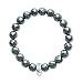 Produktbild Thomas Sabo Damen-Armreifen Charm Club 925 Sterling Hämatit, Schwarz -16,5 cm
