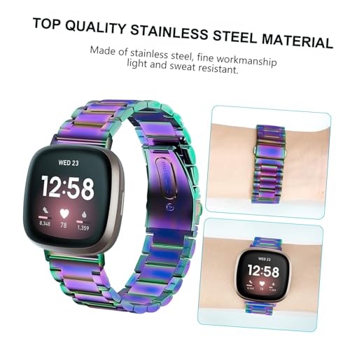 Watch Strap for Sense Replacement Band Fashion Metal Wristband Elegant Jewelry Style Versatile for Daily Wear and Special Occasions3